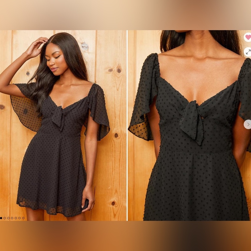 Black mini Lulu’s dress